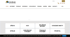 Desktop Screenshot of colorlak.cz