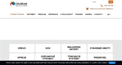 Desktop Screenshot of colorlak.sk